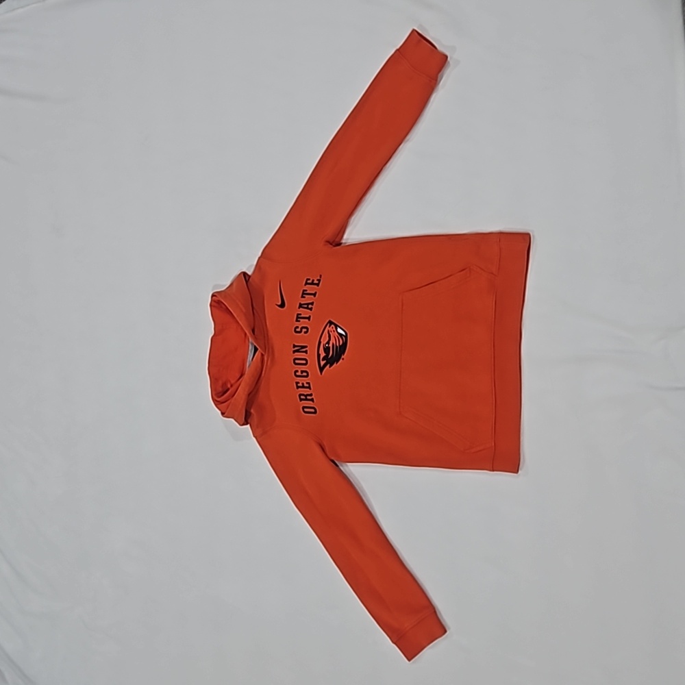 Nike Grey Hoodie with Beaver | youth S